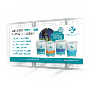 2 Stück - PVC Banner 200cm x 100 cm Deutsch